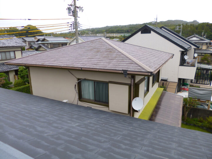 屋根工事施工前