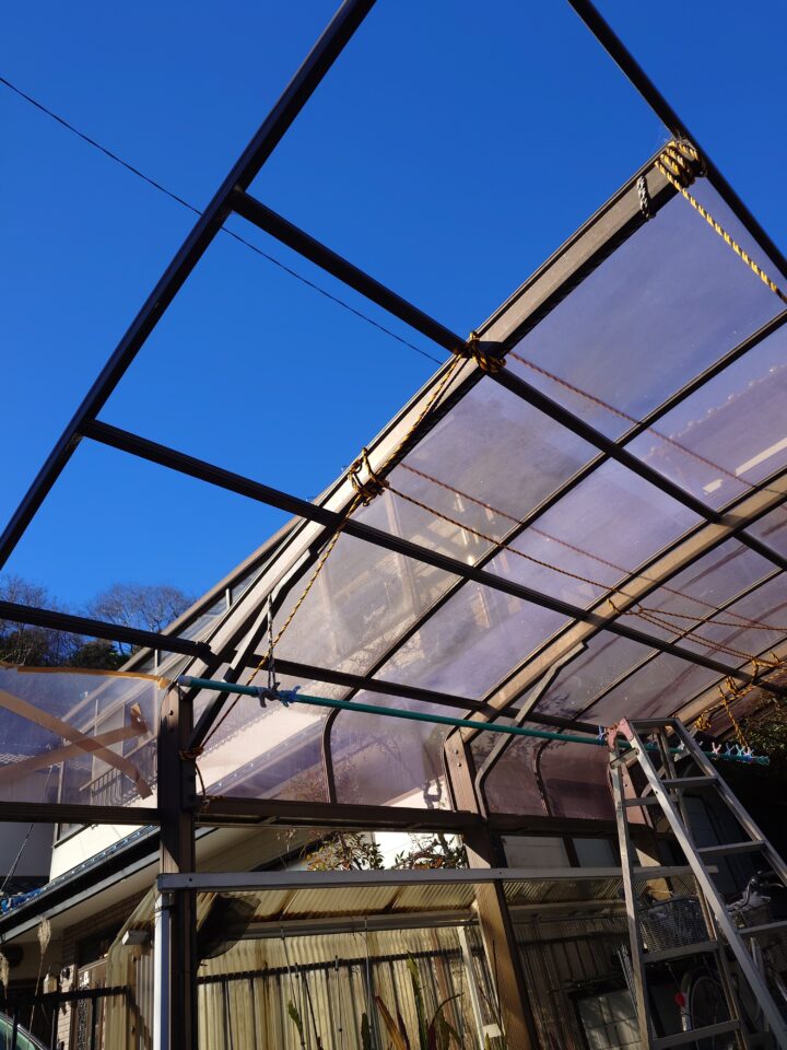 カーポート工事施工前