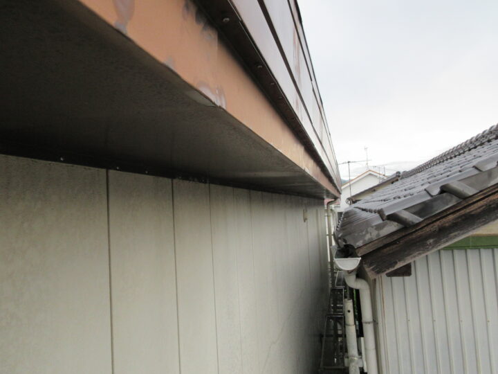 公民館様軒天修繕工事施工後