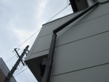 たて樋補修工事施工前