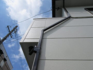 たて樋補修工事施工後