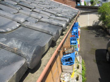 のき樋架け替え工事施工前